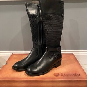 Blondo Women's Black Enya Waterproof Riding Boots